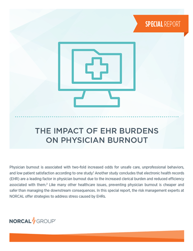 Impact of EHR Burdens